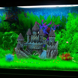 Hot Aquarium Decoration Ancient Europe Castle