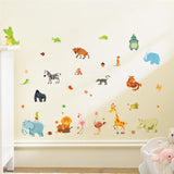 Jungle Forest Animals Wall Stickers 2017