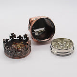 Cool King Skull Tobacco Herb Spice Grinder Crushe Household Smoking Accessories 7.5X4.5CM