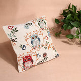 Cotton Linen Owl Bird Animal Throw PillowCases