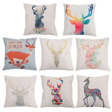 2017 New Creative Deer Pillow Covers 45cm X 45cm