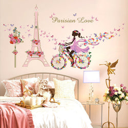 Romantic Paris Wall Stickers