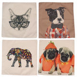 Cute Animals Throw Pillow Covers 43 cm