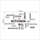 Kitchen Art Wall Stickers