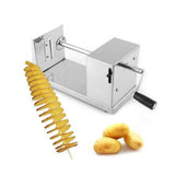 1 Pcs Manual Stainless Steel Spiral Potato Slicer Potato Tower Kitchen Tool