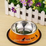 Food Bowl for Small Pets, Metal, Stainless Steel, Non Skid