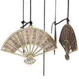 12 Tubes Bells Copper Decor Wind Chimes Hanging On Doors, Windows