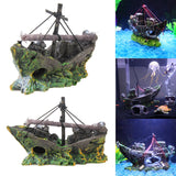 Wreck Sunk Ship Aquarium Decoration 2017