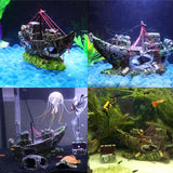 Wreck Sunk Ship Aquarium Decoration 2017