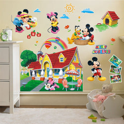 3D Cartoon Mickey Mouse Wall Sticker