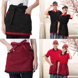 4 Style Universal Unisex Kitchen Cooking Hotel Chef Aprons With Pockets