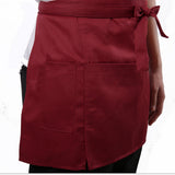 4 Style Universal Unisex Kitchen Cooking Hotel Chef Aprons With Pockets