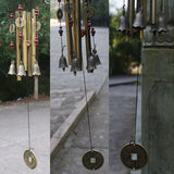 Antique Amazing Grace Deep Resonant 4 Tube Wind Chimes Door Hanging