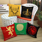 Game of Thrones House Sigils Family Crest Throw Pillows Case 43cm*43cm