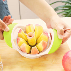 Apple Slicer Corer Cutter  Fruit Divider Tool Magnetic Stainless Steel Blades