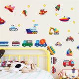 Cartoon Car Wall Stickers 2017