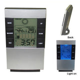 Home Large LED Backlight Digital Calendar Thermometer Hygrometer Clock 6.5cm*4.5cm
