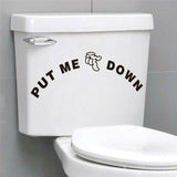 Funny toilet stickers