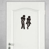 Funny toilet stickers