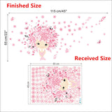 Butterfly Flowers Wall Stickers