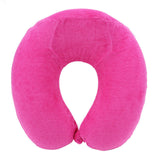 U-Shaped Memory Foam Travel  Massage Headrest Pillow