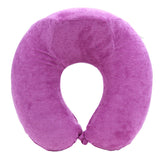U-Shaped Memory Foam Travel  Massage Headrest Pillow