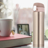 4 Colors Home Kitchen Vacuum Flasks Thermoses 450ml Stainless Steel Insulated