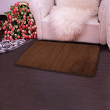 Memory Foam Velvet Fabric Non-slip Bath Mats