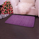 Memory Foam Velvet Fabric Non-slip Bath Mats
