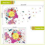 Flowers Fairy Butterfly Wall Stickers
