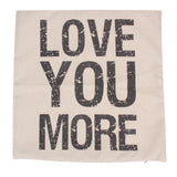 Classical Style Letter Print Cotton Linen Throw Pillow Cover  43 cm