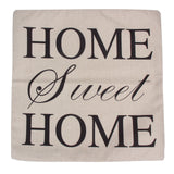 Classical Style Letter Print Cotton Linen Throw Pillow Cover  43 cm