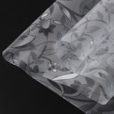Elegant Flower Vine Texture Self Adhesive Static Privacy Static-Free Gel Glass Window