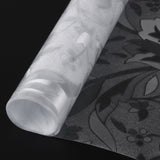 Elegant Flower Vine Texture Self Adhesive Static Privacy Static-Free Gel Glass Window