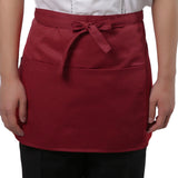 4 Style Universal Unisex Kitchen Cooking Hotel Chef Aprons With Pockets