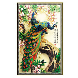 DIY Diamond Painting Cross-Stitch Animal Diamond Mosaic Room Decor 32 x 45cm