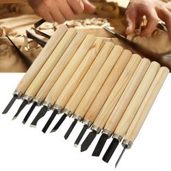 1 Set Wood Carving Knife Chisel Carving Stainless Steel + Wood
