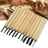 1 Set Wood Carving Knife Chisel Carving Stainless Steel + Wood