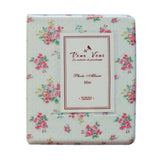 Blooming Flower Pattern Cover Styles 64 Pockets Photo Album 6cm x 8.5cm