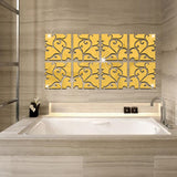 3D Mirror Wall Sticker Living Room
