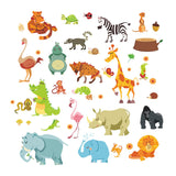 Jungle Forest Animals Wall Stickers 2017
