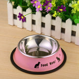 Food Bowl for Small Pets, Metal, Stainless Steel, Non Skid