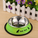 Food Bowl for Small Pets, Metal, Stainless Steel, Non Skid
