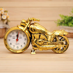 Mini Motorcycle Shape Digital Alarm Clock Super Cool Gifts Gold 21.7 x 12 x 5.2cm