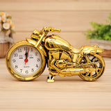 Mini Motorcycle Shape Digital Alarm Clock Super Cool Gifts Gold 21.7 x 12 x 5.2cm