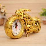 Mini Motorcycle Shape Digital Alarm Clock Super Cool Gifts Gold 21.7 x 12 x 5.2cm