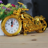 Mini Motorcycle Shape Digital Alarm Clock Super Cool Gifts Gold 21.7 x 12 x 5.2cm