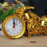 Mini Motorcycle Shape Digital Alarm Clock Super Cool Gifts Gold 21.7 x 12 x 5.2cm