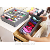 3 in 1 Underwear Bras Socks Storage Organizer Folding Box 6/7/24 Grids Container Boxes
