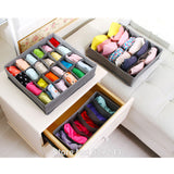 3 in 1 Underwear Bras Socks Storage Organizer Folding Box 6/7/24 Grids Container Boxes
